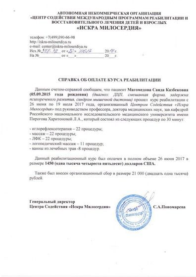 Отчет о расходах Саида Магомедова