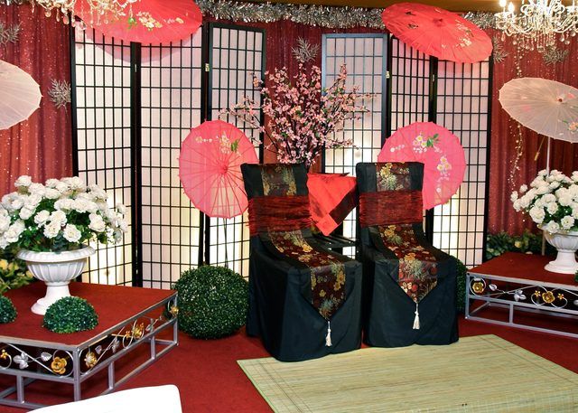 Оформление свадьбы в японском стиле