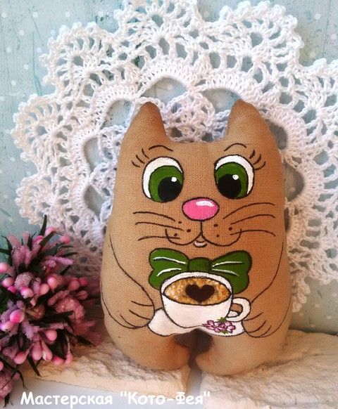 Кофейные игрушки-магниты