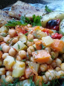Нут с овощами Нут с овощами