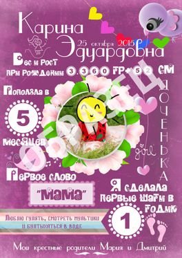 Постер достижений малыша+для идея беременяшек Постер достижений малыша+для идея беременяшек
